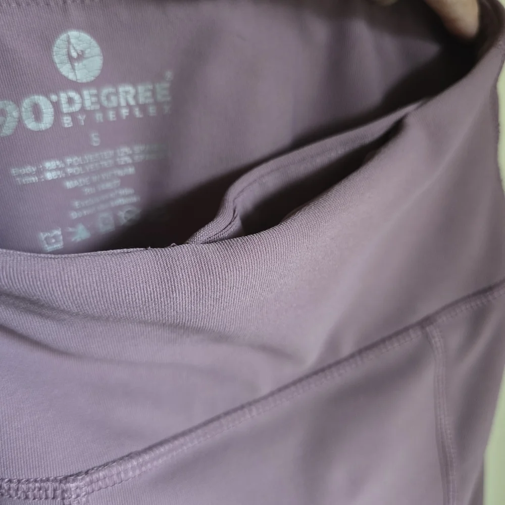 90 Degree By Reflex Purple Leggings Activewear Size Womens Small